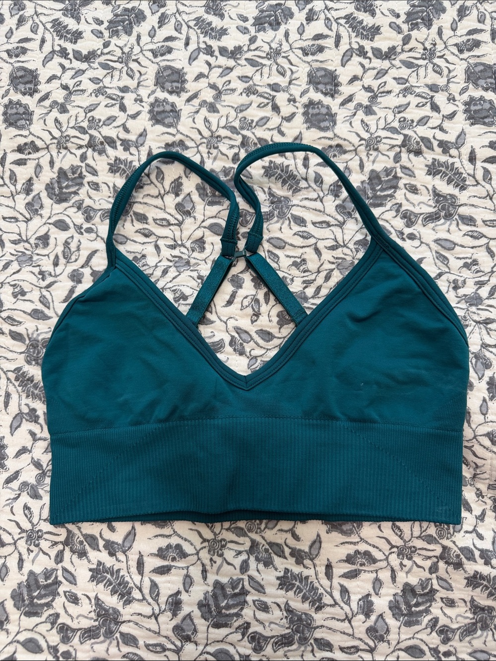 Lululemon Ebb To Street Bra II Teal Green